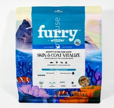 1 Furry Wonder Mighty Bites SKIN & COAT VITALIZE Freeze Dried For Cats 16oz bag
