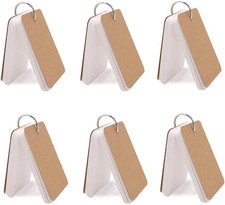 300 Sheets Blank Flash Cards with Rings, 3.5 X 2.2 in Blank Index Cards with ...