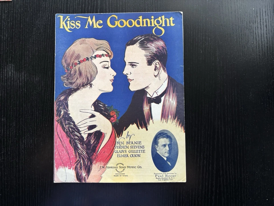 Lote de 24 hojas de música antiguas de la Segunda Guerra Mundial de los años 1920-1940 para enmarcar Art Deco de colección Foto 3 de 4