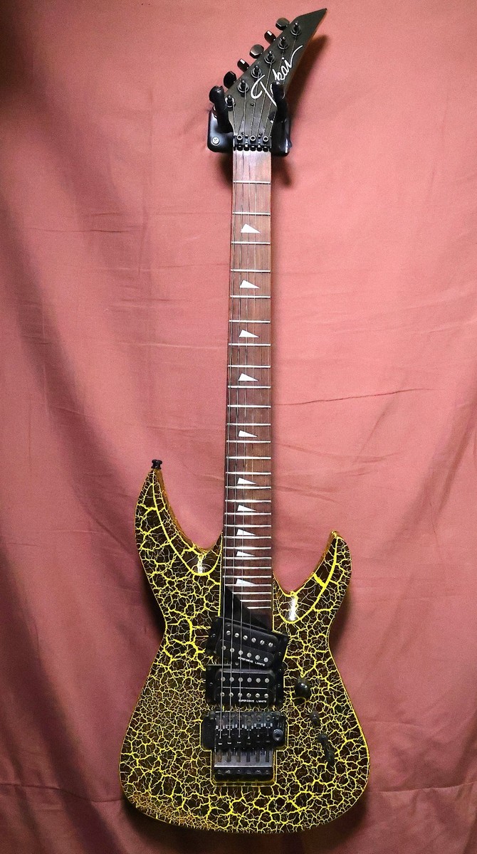 RARE Tokai Vivian Campbell VC-75 Yellow Crackle Non-Catalog Finish