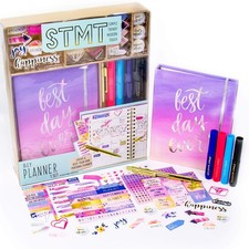 STMT DIY Bullet Journaling Kit for Girls Ages 8 - Planner, Notebook, Station...