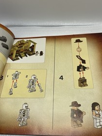 Lego Parts Indiana Jones and the Lost Tomb 7621 Instruction Manual Only