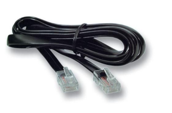 MicroConnect MPK430S RJ12-RJ45 3M M/M Black