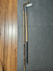 Antique Hickory Shaft Golf Club Lot H&B Invincible #10 Mashie Putter Vintage