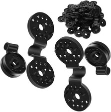 40 Piece Shade Cloth Plastic Clips Round Tarp Heavy Duty Lock Grip...