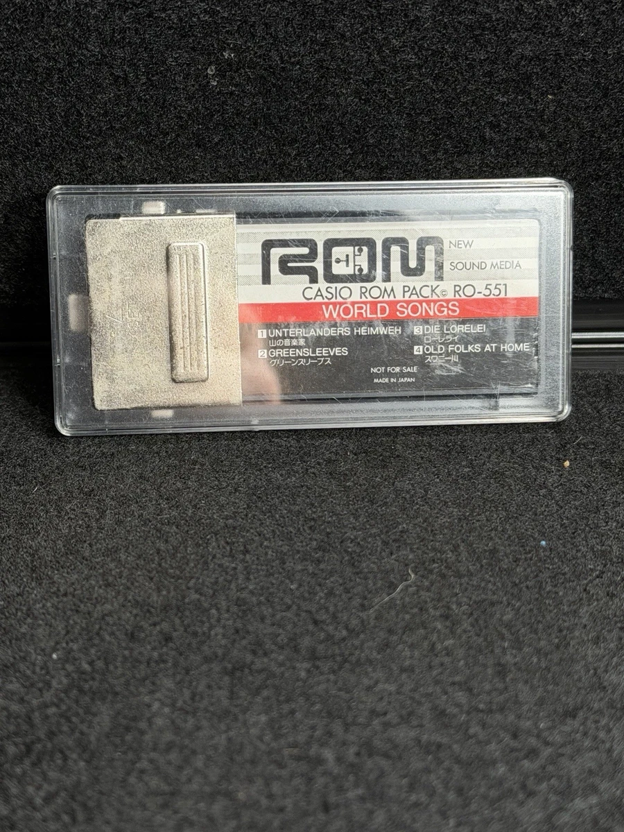 casio rom pack ro-708 ヒットソング2 ジャンク品 Casio ROM Pack RO-117 Auto Played on PT-80 - YouTube