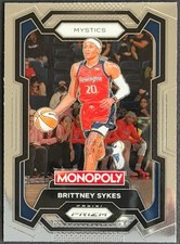 Brittney Sykes 2024 Panini Prizm Monopoly WNBA Basketball #38   Washington Mysti