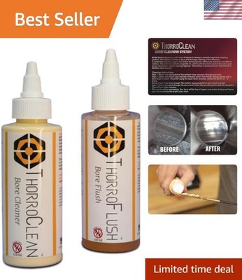 Effective Bore Cleaning Kit - 118ml Thorroclean & Flush for All Calibers