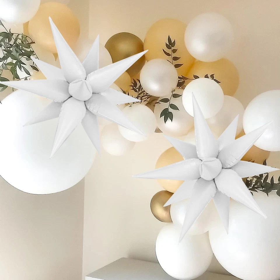 72 Piezas Globos Estrella Lámina para Cumpleaños, Boda, Graduación, Decoración Halloween Foto 4 de 4