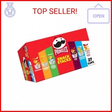 Pringles Potato Crisps Chips, Snack Stacks, Lunch Snacks, Variety Pack (27 Cups)