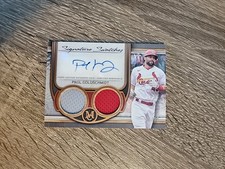 2023 Museum Collection PAUL GOLDSCHMIDT /50 Signature Swatches Auto Dual Relic 