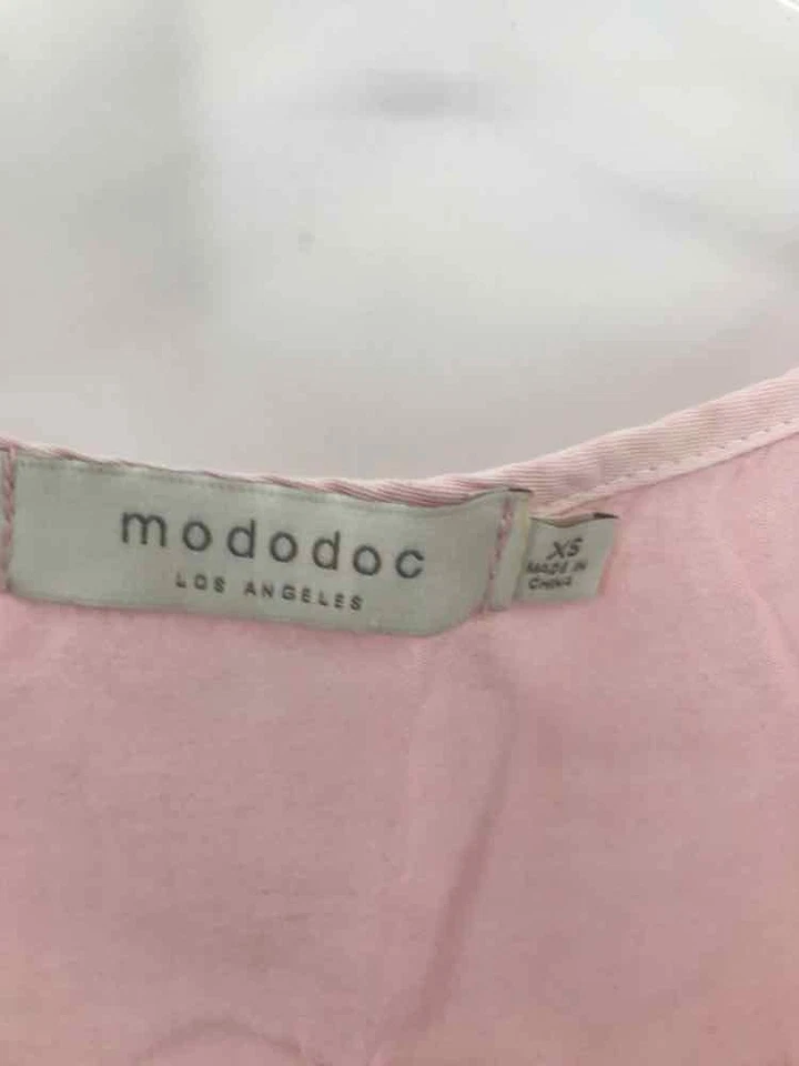 Pre-Owned Mododoc Pink Size XS Tank Top - Image 3 of 3