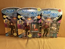 8 Unopened Star Trek TNG Figures