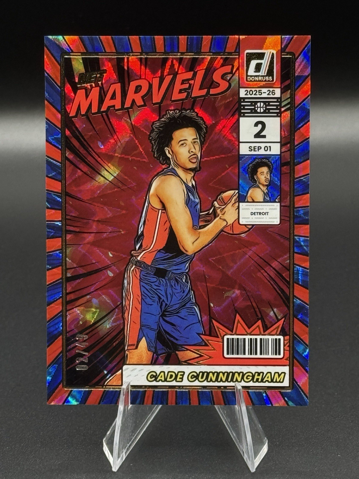 2025/2026 Panini Donruss Net Marvels SP-Cade Cunningham /49 Color ...