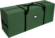 Christmas Tree Storage Bag 7.5 FT Green 1 Pack Polyester Canvas Plastic Storage