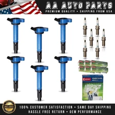 6 Ignition Coil & 6 Denso Iridium Spark Plug fit 05-18 Lexus Toyota 3.5L UF487