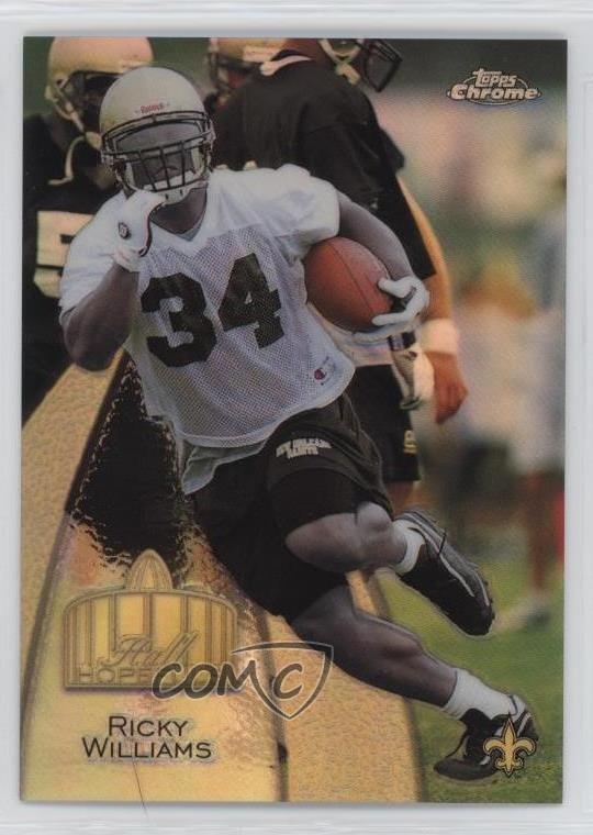 1999 Topps Chrome Hall Hopefuls Refractor 87/100 Ricky Williams #H5 Rookie RC