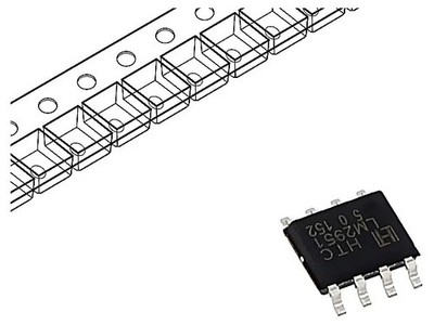 2X LM2951D-3.3 IC: Voltage stabilizer LDO, not regulated 3.3V 160mA SOP8 TAEJ