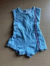 VTG 70s 80s Carter  s Baby Americana Romper 12 MO Lined Quality Sweet