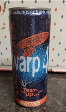 1997 Star Trek Warp 4 Can Caffeine Energy Drink Austria RARE CAN