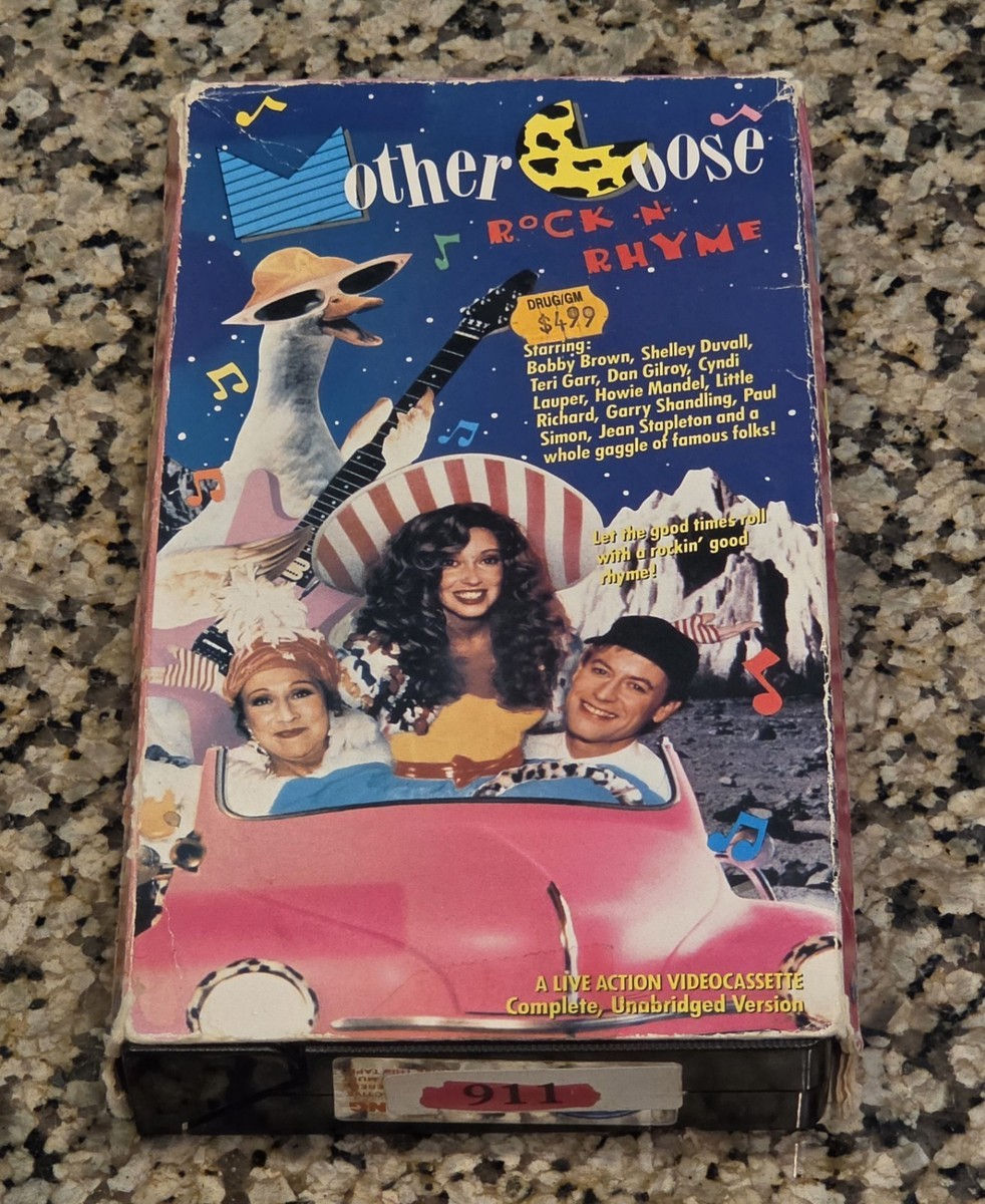 Shelley Duvall's Mother Goose Rock 'n' Rhyme VHS RARE 1990