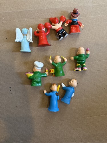 Vintage Alvin And The Chipmunks Figure Lot Of 9 Rocky Angel Alvin Simon Theodore - Picture 5 of 10