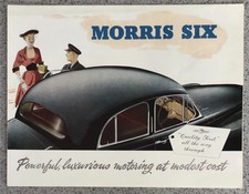 MORRIS Six Car Sales Brochure 1949