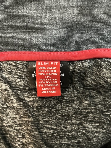 NWT Kenneth Cole Awareness AKC Stretch Tech Knit Pants Size M Medium Gray - Picture 12 of 12
