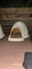 Plastic Dogloo Outdoor Dog House Shelter, Igloo Shape, Size M