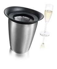 Vacu Vin Rapid Ice Champagne Cooler, Stainless Steel