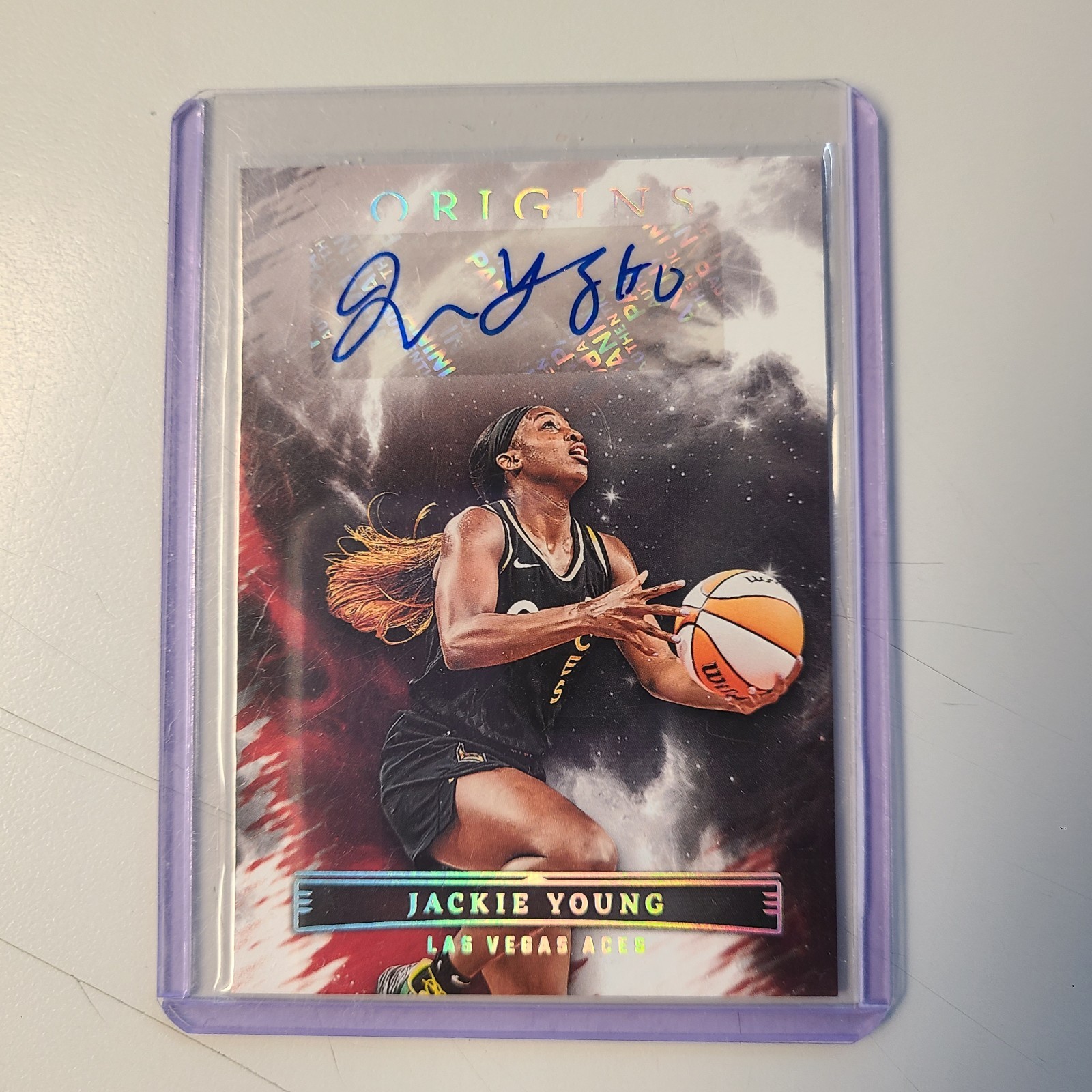 2023 Panini Origins WNBA - Origins Autographs Jackie Young #OA-JYG (AU)