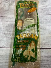 Disney's Tarzan - Tarzan Sound Straw McDonald's 1999 Sealed Vintage