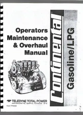 Continental TM13 TM20 TM27 Engine Service Repair Manual