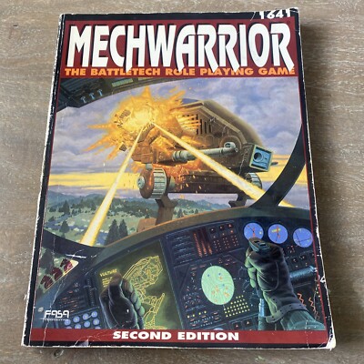 Mechwarrior The BattleTech Role Playing Game FASA 1641 2nd Edition