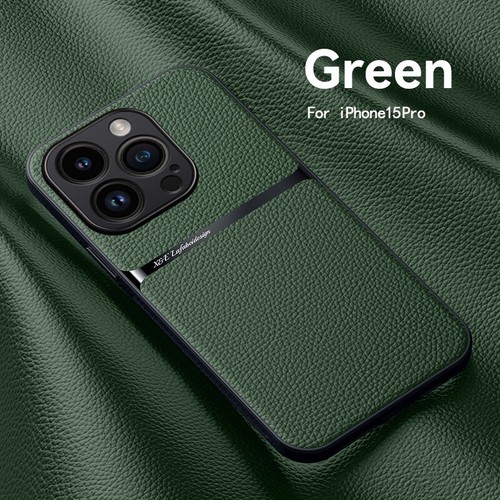 Coque Etui Antichoc Pour iPhone 16 15 Pro Max 14 13 Cuir Silicone Magsafe Case - Zdjęcie 14 z 18