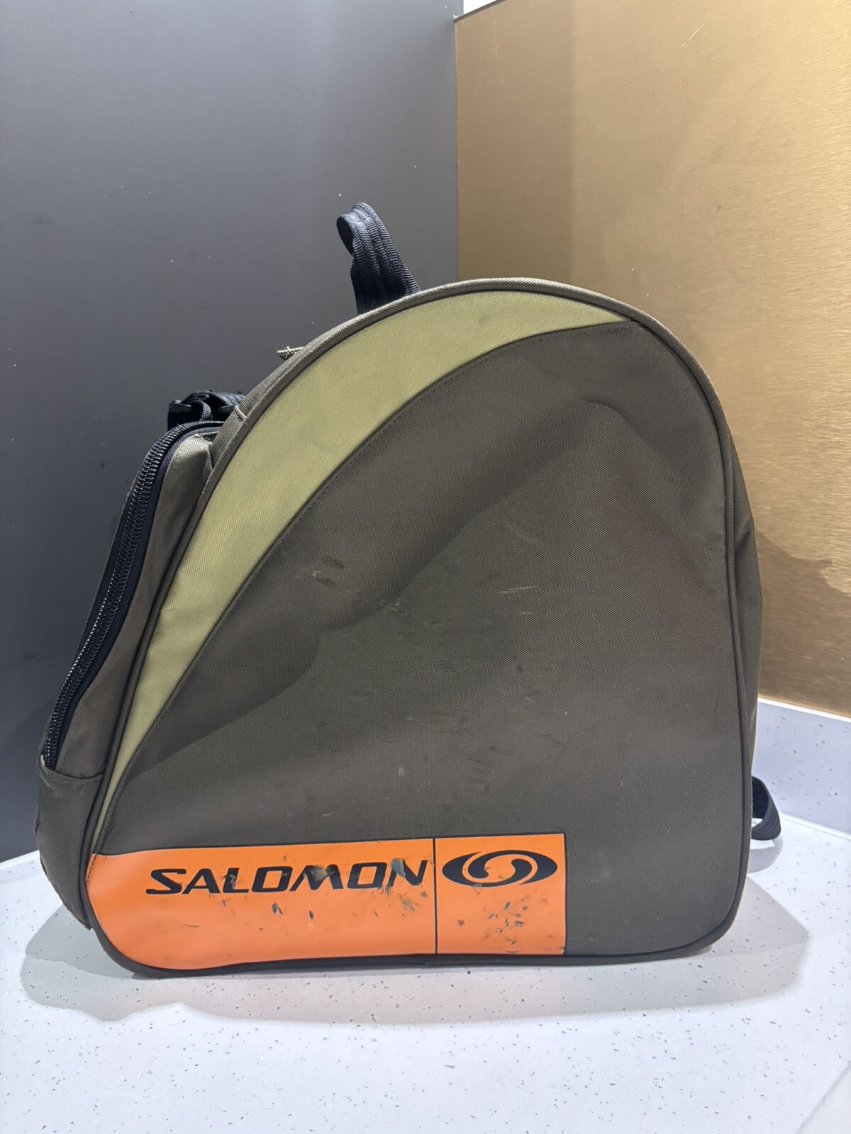 Borsa scarponi da sci sportivi Salomon vintage sci neve