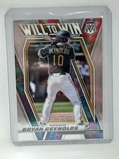 Bryan Reynolds 2021 Mosaic Baseball - Will to Win #WTW6  - Pittsburgh Pirates