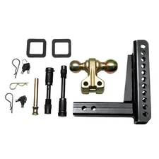 Trailer Hitch Tow Hitch Ball Mount 2" Receiver 14000 lb 8in Drop Adjustable NEW