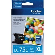 New Genuine Brother LC75XL Cyan Ink Cartridge MFC-J280W MFC-J425W