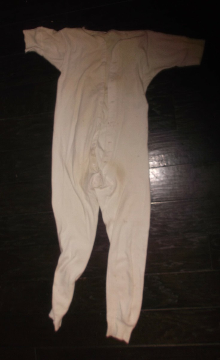 Choice of Men’s Vintage One-Piece Long-Johns Thermal Underwear  Bottoms~preown