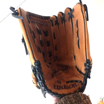 Wilson A360 Baseball Softball Glove 14  AO360 ES14 RHT Genuine Leather Split Hng