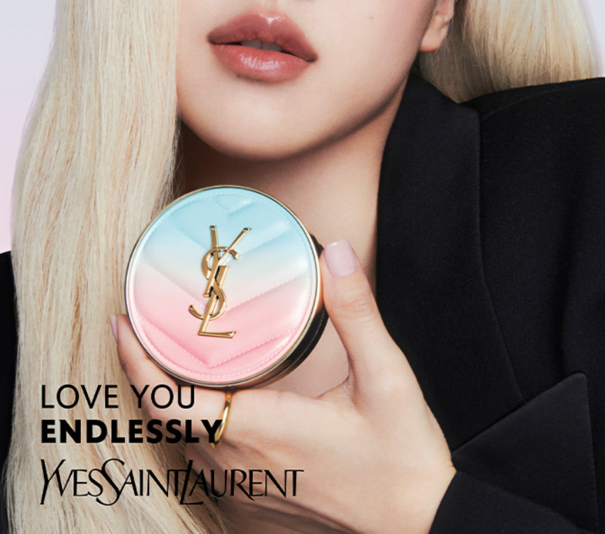 YSL LOVE COLLECTION Glow Pact CUSHION B10 + Candy Glow LIP BALM