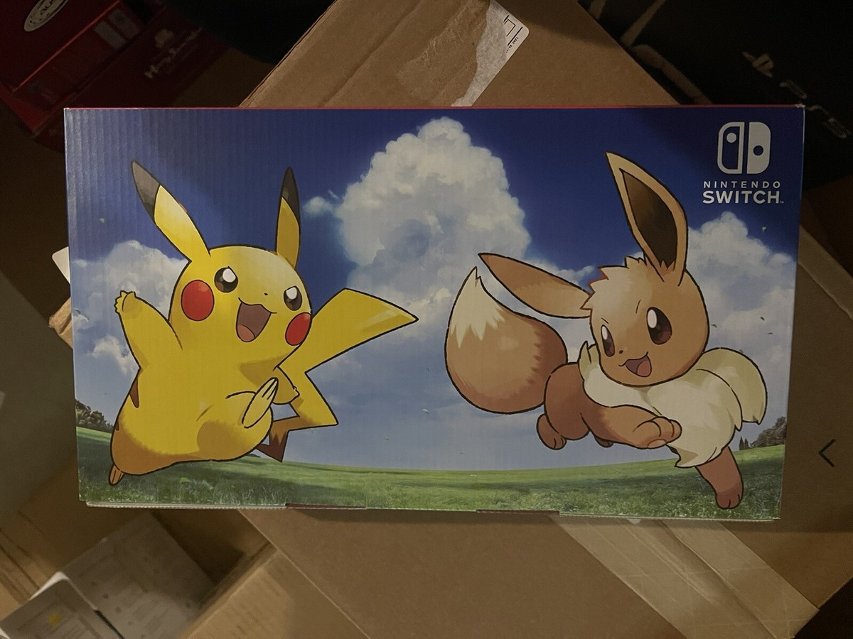 Nintendo Switch Pikachu Edition Bundle Pokemon Let's Go Pikachu +