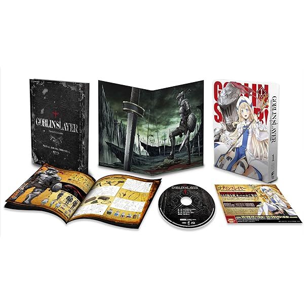 Goblin Slayer Vol.1 First Limited Edition Blu-ray Novel Booklet Japan BJS-81
