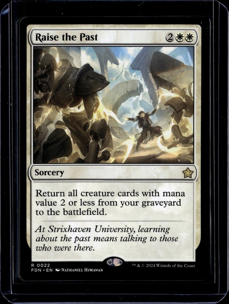 Raise The Past FDN NM MTG Magic the Gathering Card