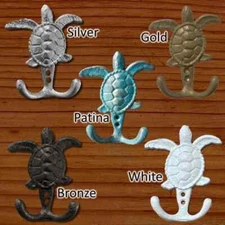 Sea Turtle Hook, Seaturtle Hook, Beach Hook, Towel Hook, Hat Hook, Entryway