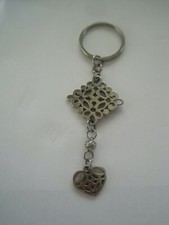 Metal Heart Key Chain