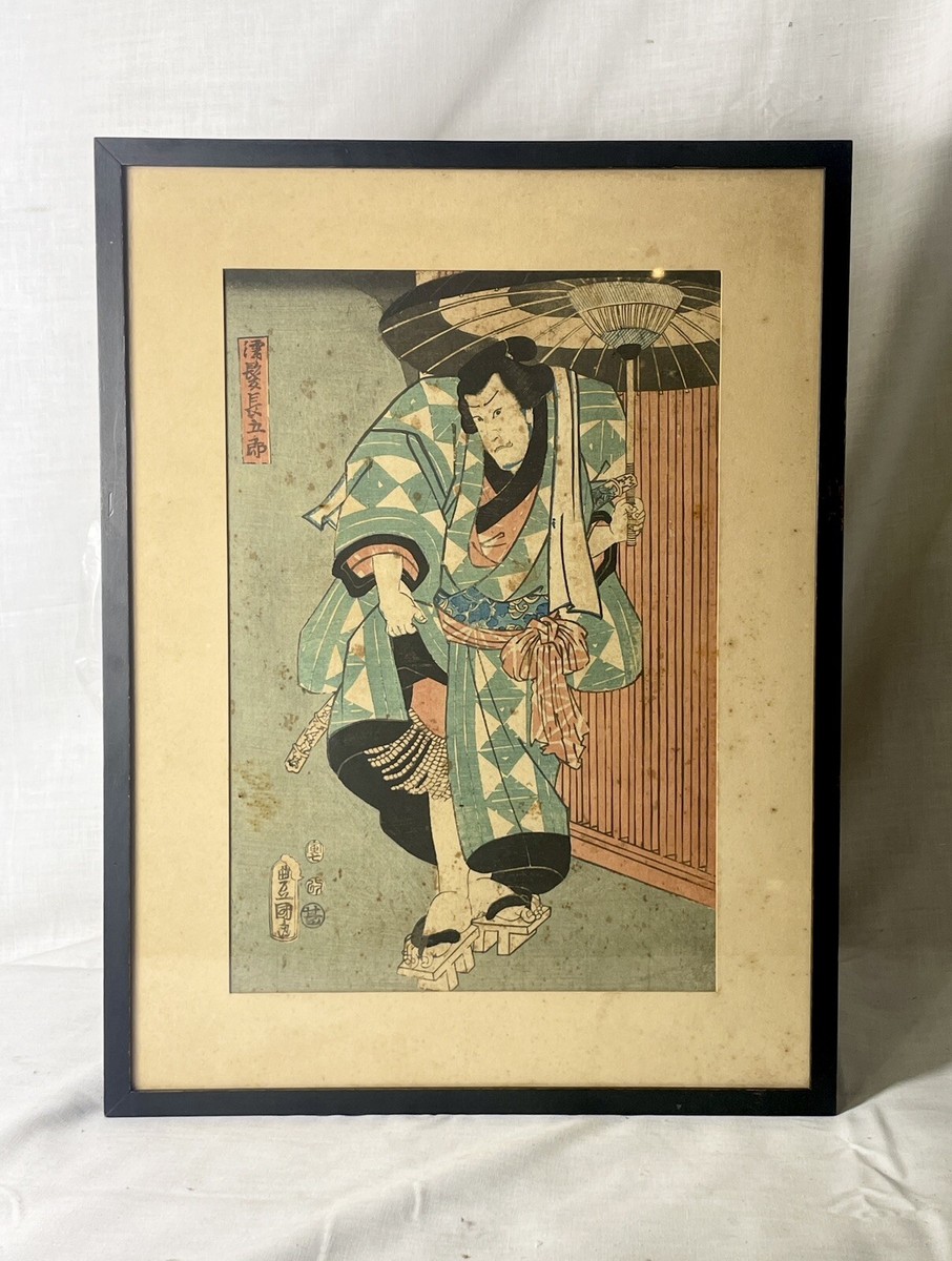 陶板3連綴り【浮世絵】JAPAN vintage 陶板3連綴り【浮世絵】JAPAN vintage 陶板3連綴り【浮世絵