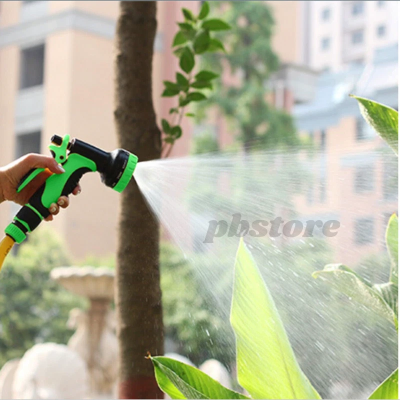 Garden Hose Pipe Spray Gun Water Sprayer 10 Function Nozzle Multi Adjustable - Image 4 of 4