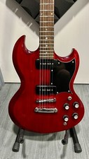 Sg Style Jay Turser Electric Guitar - Set Neck &amp; P90s - Red